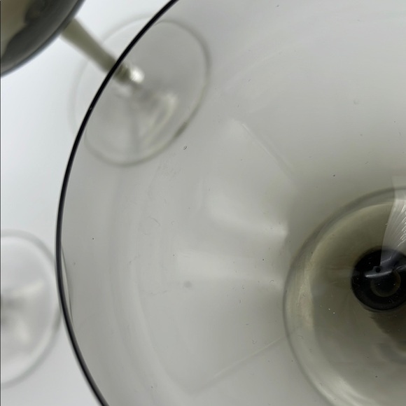 Royal Moselle Nova Smoke Champagne or Tall Sherbet Glasses (set of 3) - Picture 7 of 10